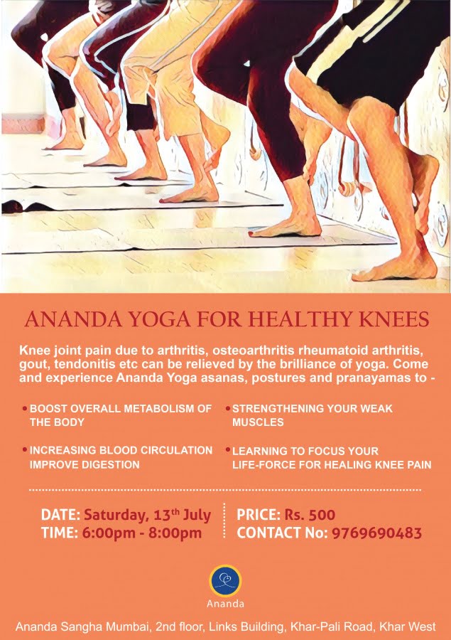 Ananda Yoga For Healthy Knees Ananda Sangha Mumbai